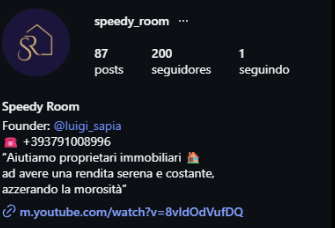Topo do perfil @speedy_room